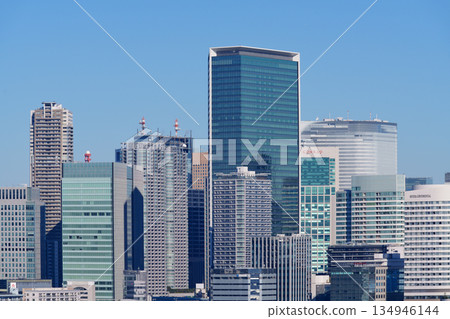 東京灣沿岸的辦公大樓 東京灣沿岸的辦公大樓 134946144