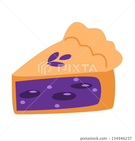 Blueberry Pie Slice, Blueberry Pie Slice Dessert Blueberry Pie Slice, Blueberry Pie Slice Dessert 134946237