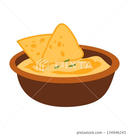 hummus day dip, Cheese Dip with Nachos 134946243