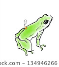 Frog giving moxibustion 134946266