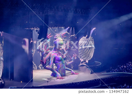台北市，台灣－2025年12月30日 PLEASURE 世界巡迴演唱會於台北大巨蛋舉行 134947162