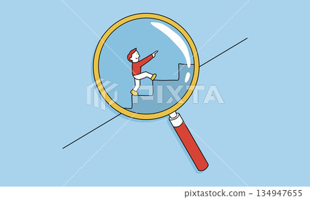 Illustration confirming the sense of growth Illustration confirming the sense of growth 134947655