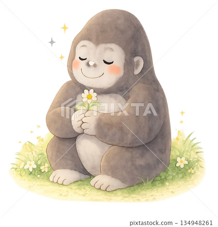 大猩猩圖 134948261