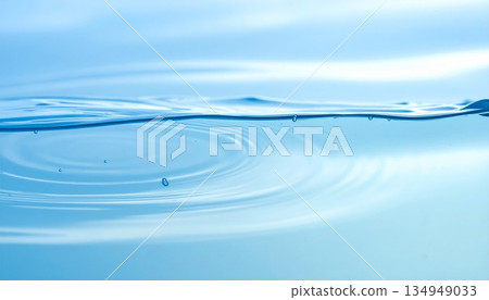Ripples on a calm water surface 134949033