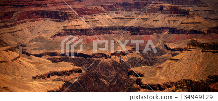 Hazy Sky Day At The Grand Canyon Arizona 134949129