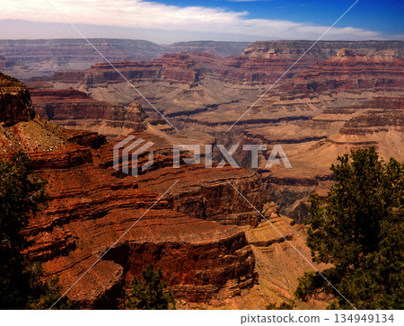 Hazy Sky Day At The Grand Canyon Arizona Hazy Sky Day At The Grand Canyon Arizona 134949134