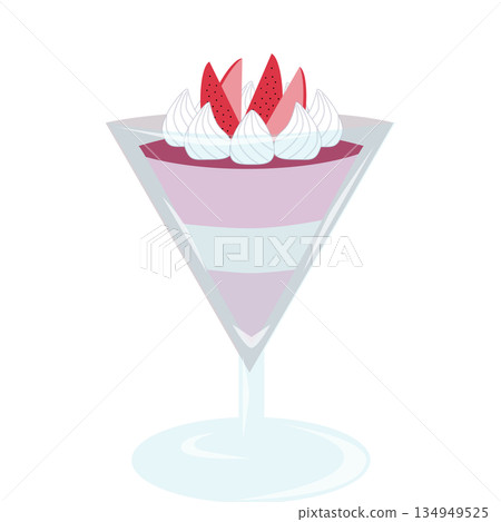 Strawberry parfait 134949525