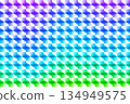 Gradient holographic background material that changes from blue to green | Abstract pattern 134949575