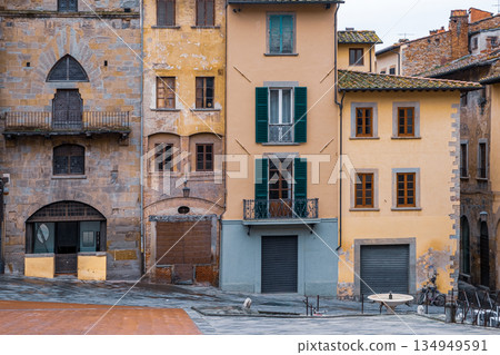 Colorful Tuscan Facades Colorful Tuscan Facades 134949591