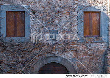Old Brick Window 134949599