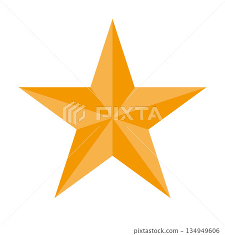 Shaded orange star Shaded orange star 134949606