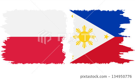 Philippines and Poland grunge flags connection vector Philippines and Poland grunge flags connection vector 134950776