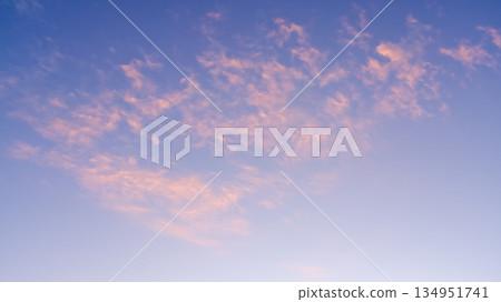 傍晚天空材料 134951741