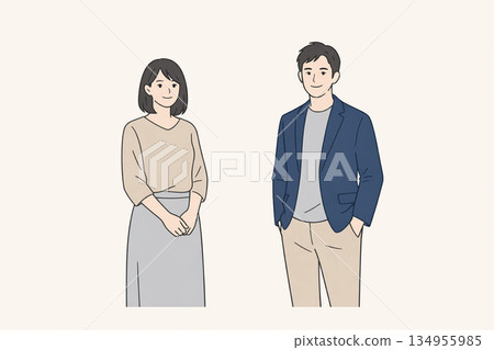 一對夫婦 134955985