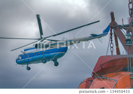 ship-based helicopter 134958433