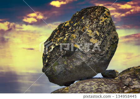 Seyd on top of sacred mountain of Sami 134958445