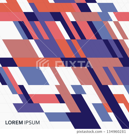 Vector Geometric Abstract Layout Vector Geometric Abstract Layout 134960281