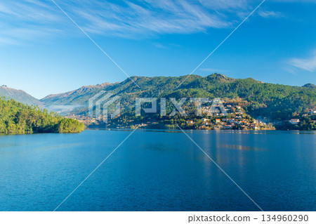 Cavado River and Green Mountains. Peneda-Geres National Park. Portugal Cavado River and Green Mountains. Peneda-Geres National Park. Portugal 134960290