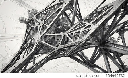 Sectional Callouts and Micro Hatching in Technical Study 134960782