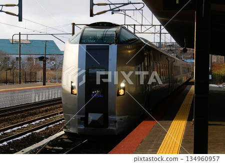 特急鈴蘭789系函館本線登別站北海道 134960957
