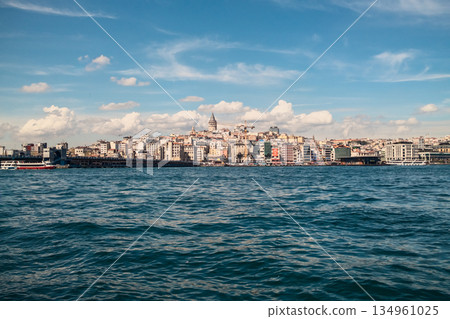 Water Of The River Under The Istanbul Skyline Water Of The River Under The Istanbul Skyline 134961025