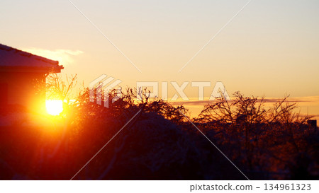 Mysterious morning sky 134961323