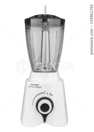 Fruit blender isolated on white background 134961392