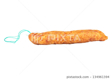 Thai pork sausage isolated on a white background 134961394