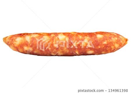 Thai pork sausage isolated on a white background 134961398