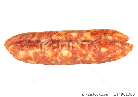 Thai pork sausage isolated on a white background 134961399