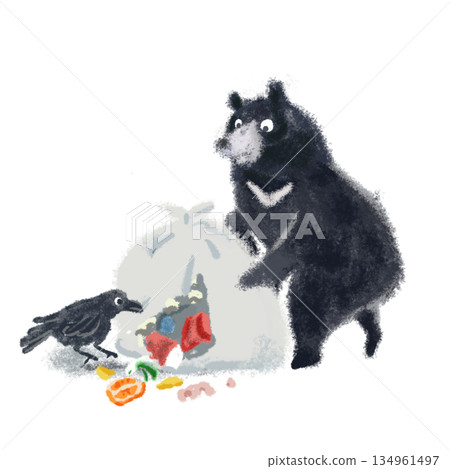 熊闖入垃圾場 熊闖入垃圾場 134961497