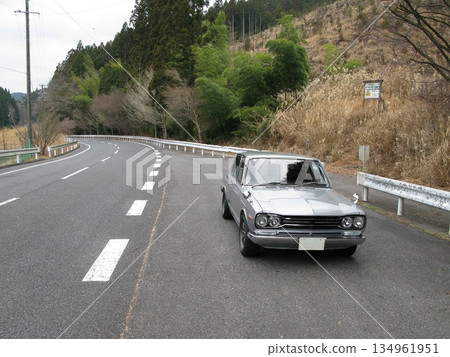 Old car drive Old car drive 134961951