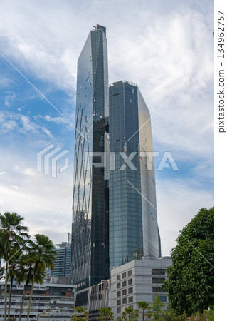 KLCC 摩天大樓和城市景觀，吉隆坡，馬來西亞 134962757
