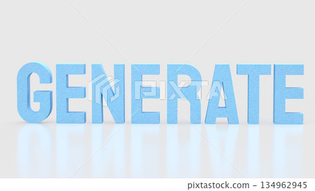 Generative Artificial Intelligence Concept for Digital Creation 3d render. 134962945