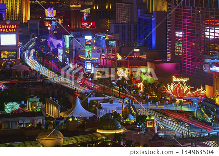 Las Vegas Strip Neon Lights Nightlife and Casino Hotels in Nevada Las Vegas Strip Neon Lights Nightlife and Casino Hotels in Nevada 134963504