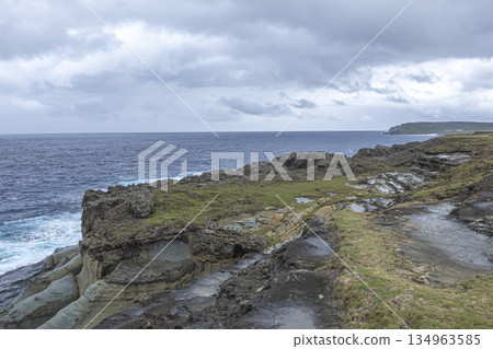 The atmosphere of Yonaguni Island, the westernmost point of Japan 134963585