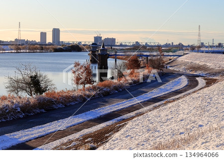 金町淨水廠取水塔（東京都葛飾區） 134964066