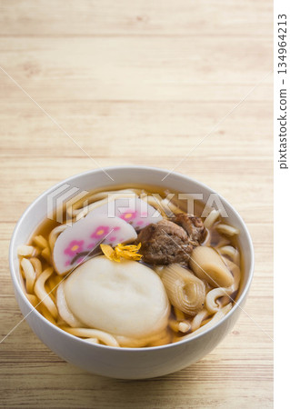 Chikara udon noodles with mochi 134964213