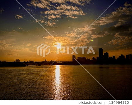 日落大稻城碼頭市場系列 134964310