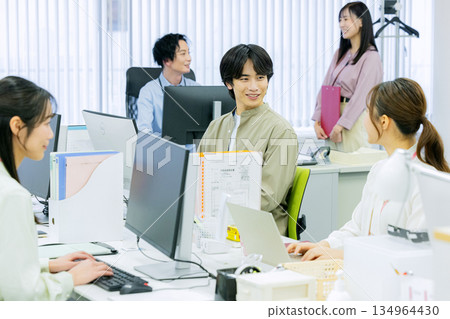 People working in the office 134964430