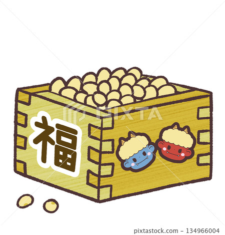 圖中為裝在枇杷盒裡的黃豆。 134966004