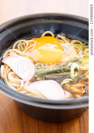 Delicious Tsukimi Mountain Vegetable Soba Delicious Tsukimi Mountain Vegetable Soba 134966069