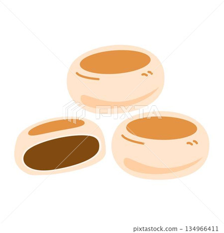 Indonesian Bakpia, Bakpia Indonesian Traditional Food, Bean Paste Pastry 134966411