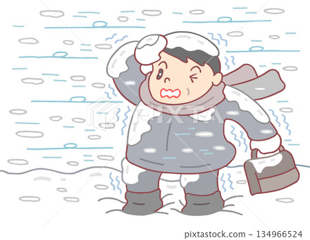 冬季災害與意外事故－暴風雪、雪暴、嚴冬 134966524