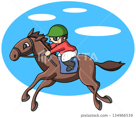 動物與人——賽馬、賽馬、騎師 動物與人——賽馬、賽馬、騎師 134966539