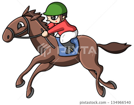 動物與人-賽馬、賽馬和騎師(影子) 動物與人-賽馬、賽馬和騎師(影子) 134966540