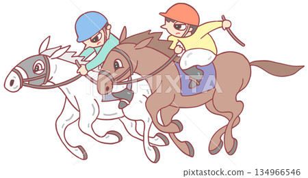動物與人——賽馬、賽馬、騎師 動物與人——賽馬、賽馬、騎師 134966546