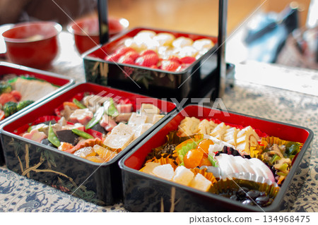 New Year dishes  134968475