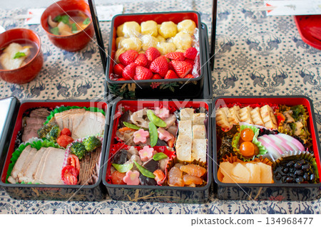 New Year dishes  134968477