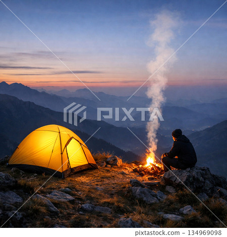 山頂露營 134969098